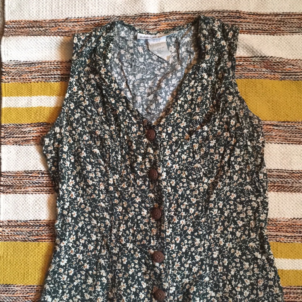 Button up dress